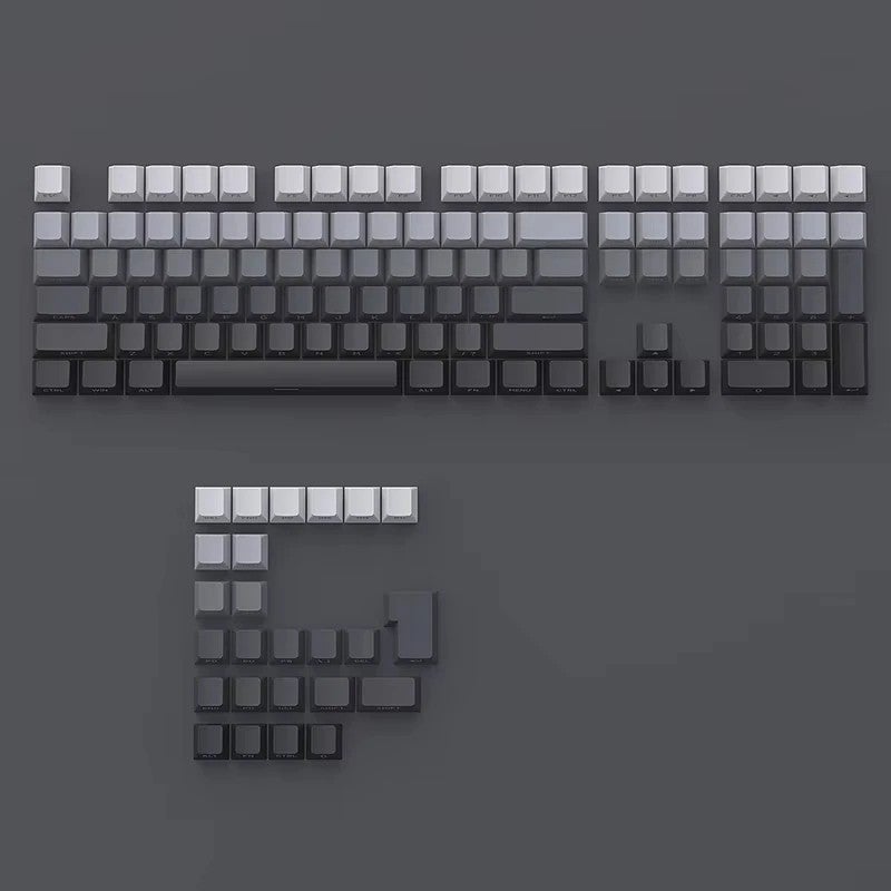Bluejw 133-Key PBT Polar Day Gradient Side Engraved Keycaps Set - Top-Selling Gaming Mechanical Keyboard Keycaps for US Layout - Image 4